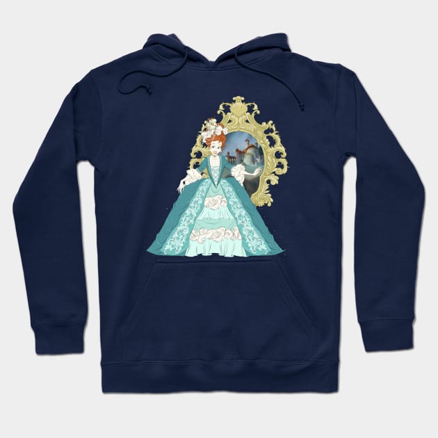 Rococo Ariel Hoodie by Drea D. Illustrations